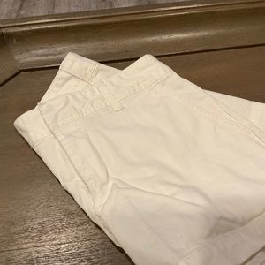 Cotton white shorts